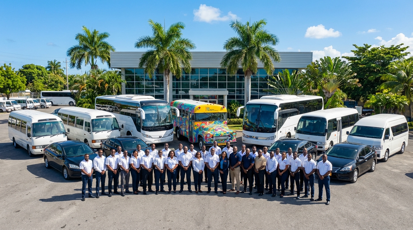 Bonaire Tours & Vacations fleet of air-conditioned vehicles